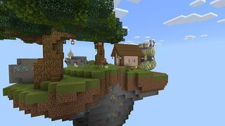 Screenshot of the Minecraft Bedrock Marketplace product Um Bloco Skyblock created by Cypress Games.