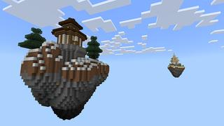Screenshot of the Minecraft Bedrock Marketplace product Um Bloco Skyblock created by Cypress Games.