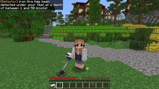 Screenshot of the Minecraft Bedrock Marketplace product Ore Detectors++ created by Cypress Games.