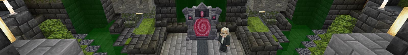 Panorama of the Minecraft Bedrock Marketplace product Parkour & Portals created by Cypress Games.