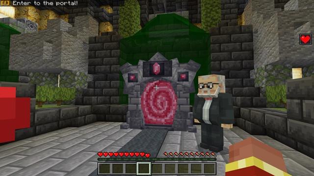 Screenshot of the Minecraft Bedrock Marketplace product Parkour & Portals created by Cypress Games.