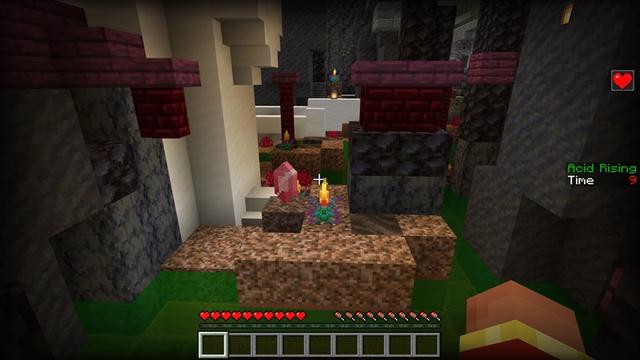 Screenshot of the Minecraft Bedrock Marketplace product Parkour & Portals created by Cypress Games.