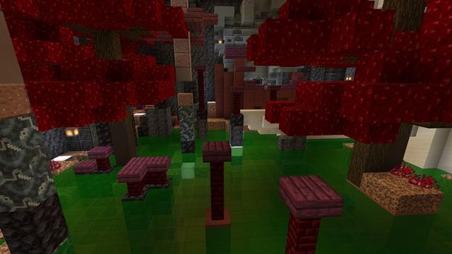 Screenshot of the Minecraft Bedrock Marketplace product Parkour & Portals created by Cypress Games.