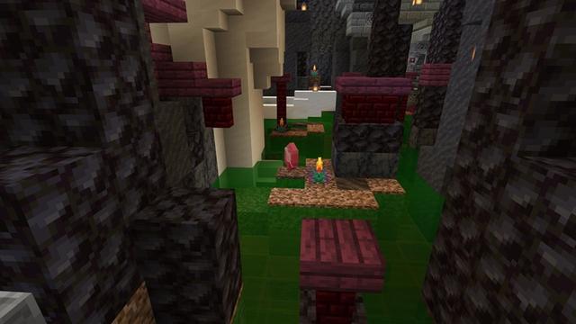 Screenshot of the Minecraft Bedrock Marketplace product Parkour & Portals created by Cypress Games.