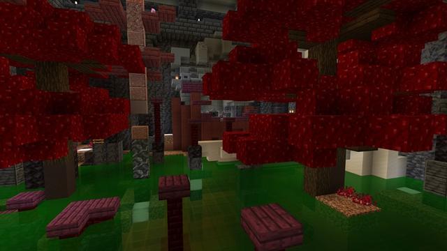 Screenshot of the Minecraft Bedrock Marketplace product Parkour & Portals created by Cypress Games.