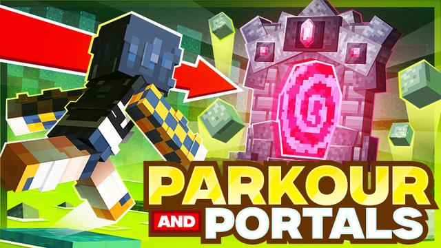 Thumbnail of the Minecraft Bedrock Marketplace product Parkour & Portals created by Cypress Games.