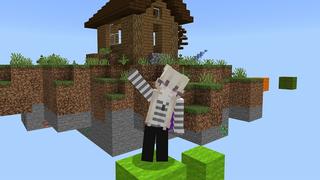 Screenshot of the Minecraft Bedrock Marketplace product Parkour Skyblock created by Cypress Games.