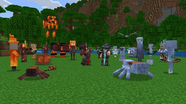 Screenshot of the Minecraft Bedrock Marketplace product PatPat Add-On created by Cypress Games.