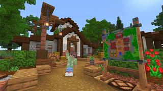 Screenshot of the Minecraft Bedrock Marketplace product Poisonous Grass created by Cypress Games.