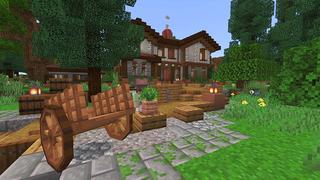 Screenshot of the Minecraft Bedrock Marketplace product Poisonous Grass created by Cypress Games.