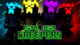 Thumbnail of the Minecraft Bedrock Marketplace product Royal Neon Creepers created by Cypress Games.