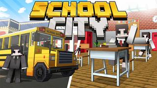Thumbnail of the Minecraft Bedrock Marketplace product School City created by Cypress Games.