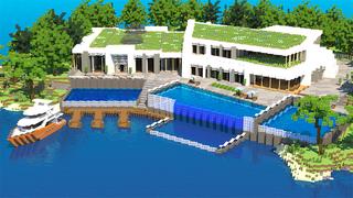 Thumbnail of the Minecraft Bedrock Marketplace product Seaside Mansion created by Cypress Games.