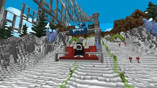 Screenshot of the Minecraft Bedrock Marketplace product Ski Resort created by Cypress Games.