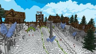 Screenshot of the Minecraft Bedrock Marketplace product Ski Resort created by Cypress Games.