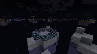 Screenshot of the Minecraft Bedrock Marketplace product Skyblock 100+ Islands created by Cypress Games.