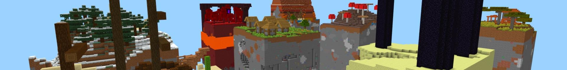 Panorama of the Minecraft Bedrock Marketplace product Skyblock: Falling Items 2 created by Cypress Games.