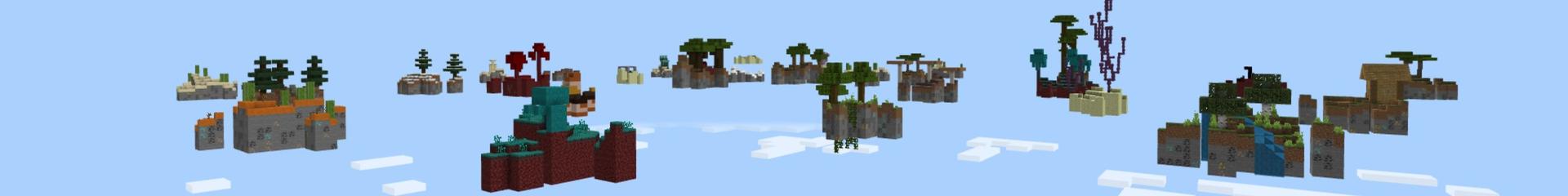 Panorama of the Minecraft Bedrock Marketplace product Skyblock Falling Items created by Cypress Games.