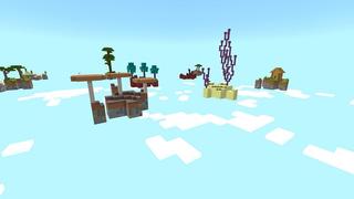 Screenshot of the Minecraft Bedrock Marketplace product Skyblock Falling Items created by Cypress Games.
