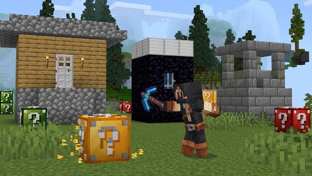 Screenshot of the Minecraft Bedrock Marketplace product Skyblock Mutants [?] created by Cypress Games.