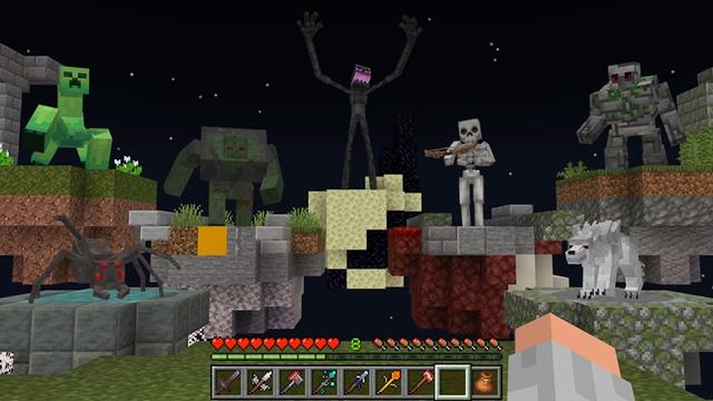 Screenshot of the Minecraft Bedrock Marketplace product Skyblock Mutants [?] created by Cypress Games.
