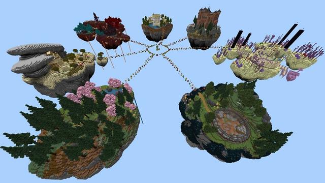 Screenshot of the Minecraft Bedrock Marketplace product Skyblock Mutants [?] created by Cypress Games.