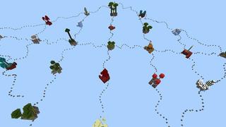 Screenshot of the Minecraft Bedrock Marketplace product Skyblock Ore Parkour created by Cypress Games.