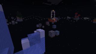 Screenshot of the Minecraft Bedrock Marketplace product Skyblock Ore Parkour created by Cypress Games.