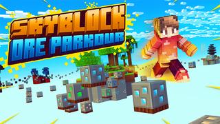 Thumbnail of the Minecraft Bedrock Marketplace product Skyblock Ore Parkour created by Cypress Games.