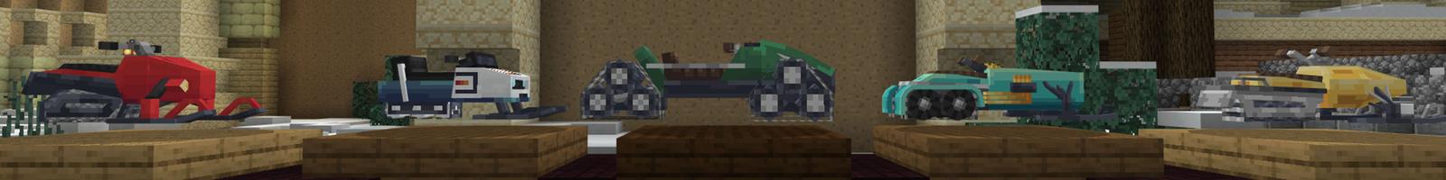 Panorama of the Minecraft Bedrock Marketplace product Snow Racing: Venice created by Cypress Games.