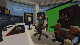 Screenshot of the Minecraft Bedrock Marketplace product Streamer Life created by Cypress Games.