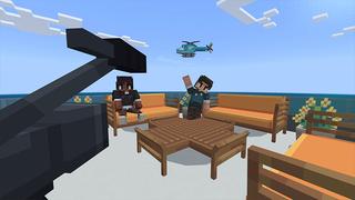 Screenshot of the Minecraft Bedrock Marketplace product Streamer Life created by Cypress Games.