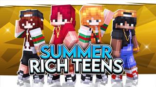 Thumbnail of the Minecraft Bedrock Marketplace product Summer Rich Teens created by Cypress Games.