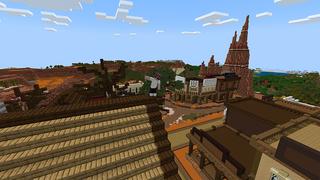 Screenshot of the Minecraft Bedrock Marketplace product Super TNT created by Cypress Games.