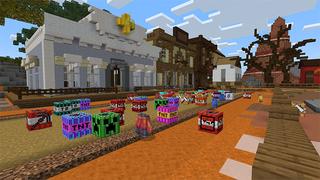Screenshot of the Minecraft Bedrock Marketplace product Super TNT created by Cypress Games.