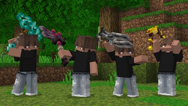 Screenshot of the Minecraft Bedrock Marketplace product Tools Evolve created by Cypress Games.