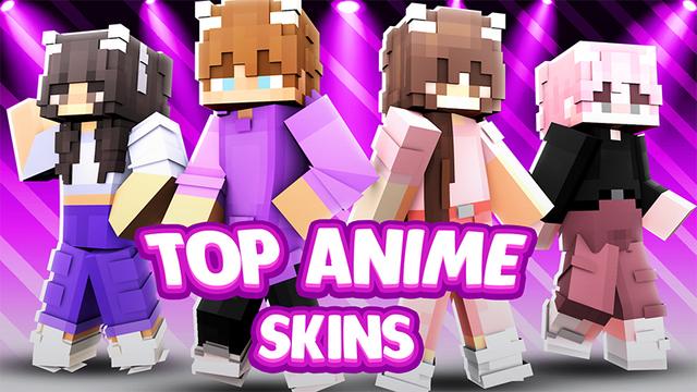 Thumbnail of the Minecraft Bedrock Marketplace product Top Anime Skins created by Cypress Games.