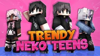 Thumbnail of the Minecraft Bedrock Marketplace product Trendy Neko Teens created by Cypress Games.