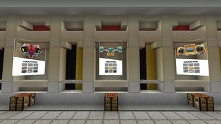 Screenshot of the Minecraft Bedrock Marketplace product Ultimate Jetpacks created by Cypress Games.