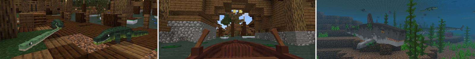 Panorama of the Minecraft Bedrock Marketplace product Underwater Danger created by Cypress Games.