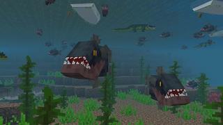 Screenshot of the Minecraft Bedrock Marketplace product Underwater Danger created by Cypress Games.