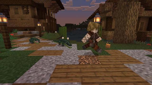 Screenshot of the Minecraft Bedrock Marketplace product Underwater Danger created by Cypress Games.