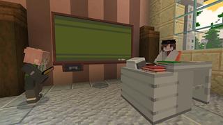 Screenshot of the Minecraft Bedrock Marketplace product University College created by Cypress Games.