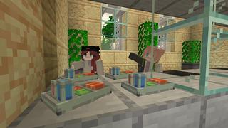 Screenshot of the Minecraft Bedrock Marketplace product University College created by Cypress Games.