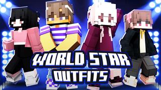 Thumbnail of the Minecraft Bedrock Marketplace product World Star Outfits created by Cypress Games.