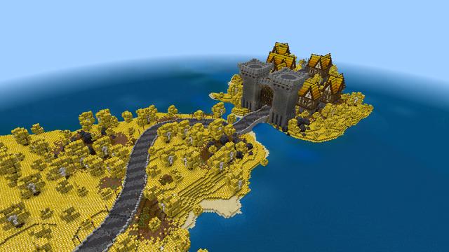 Screenshot of the Minecraft Bedrock Marketplace product All Lucky Blocks created by Dalibu Studios.