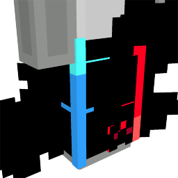 Thumbnail of the Minecraft Bedrock Marketplace product Black Backrooms Glitch Eyes Trousers created by Dalibu Studios.