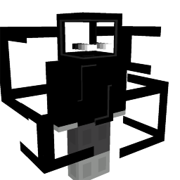 Thumbnail of the Minecraft Bedrock Marketplace product Black Cube Outline Suit created by Dalibu Studios.