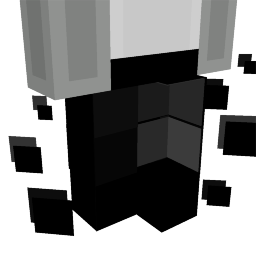 Thumbnail of the Minecraft Bedrock Marketplace product Black Cube Wireframe Pants created by Dalibu Studios.