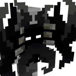 Thumbnail of the Minecraft Bedrock Marketplace product Black Shadow Warden Wings created by Dalibu Studios.